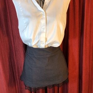 COPY - Mini Skirt with Lace Edge